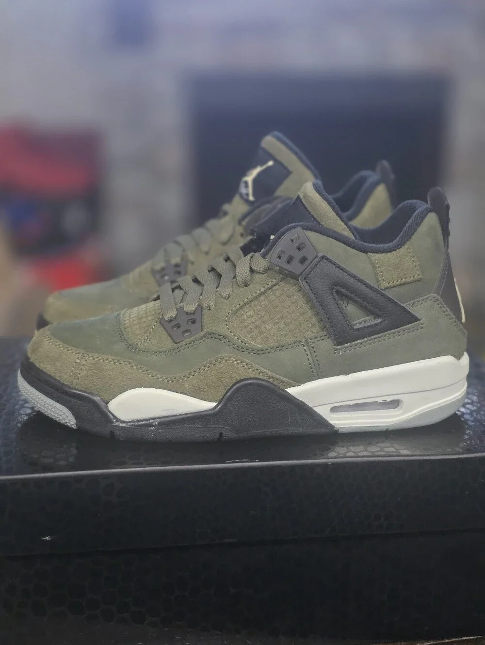 Nike Air Jordan 4 Retro SE Craft Medium Olive (GS)